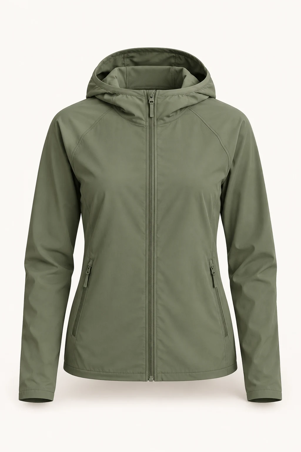 Juniper Trail Sun Hoodie in Juniper, front view